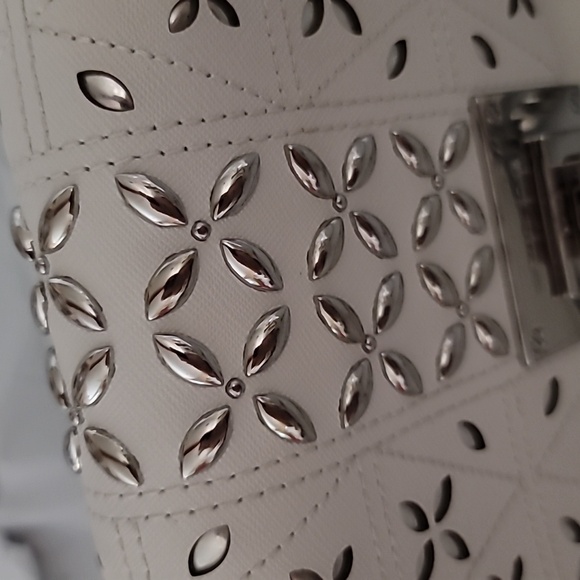 Michael Kors Studded Shoulder/Crossbody Bag - Picture 3 of 15